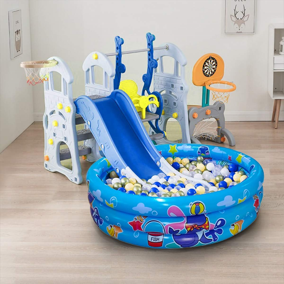 Sunny Splash Inflatable Pool Set