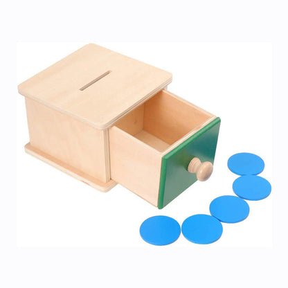 Woods Montessori Coin Game – Promote Fine Motor Skills and Precision