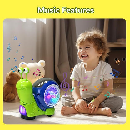 Musical Light-Up Snail Toy