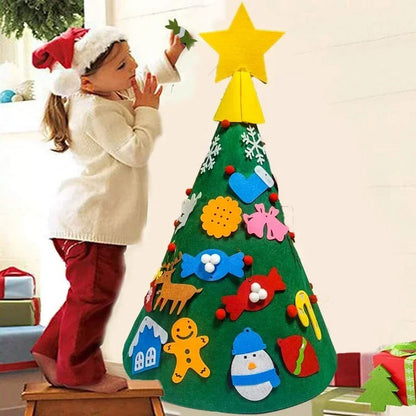 ChristmasFelt - Montessori 3D Felt Christmas Tree