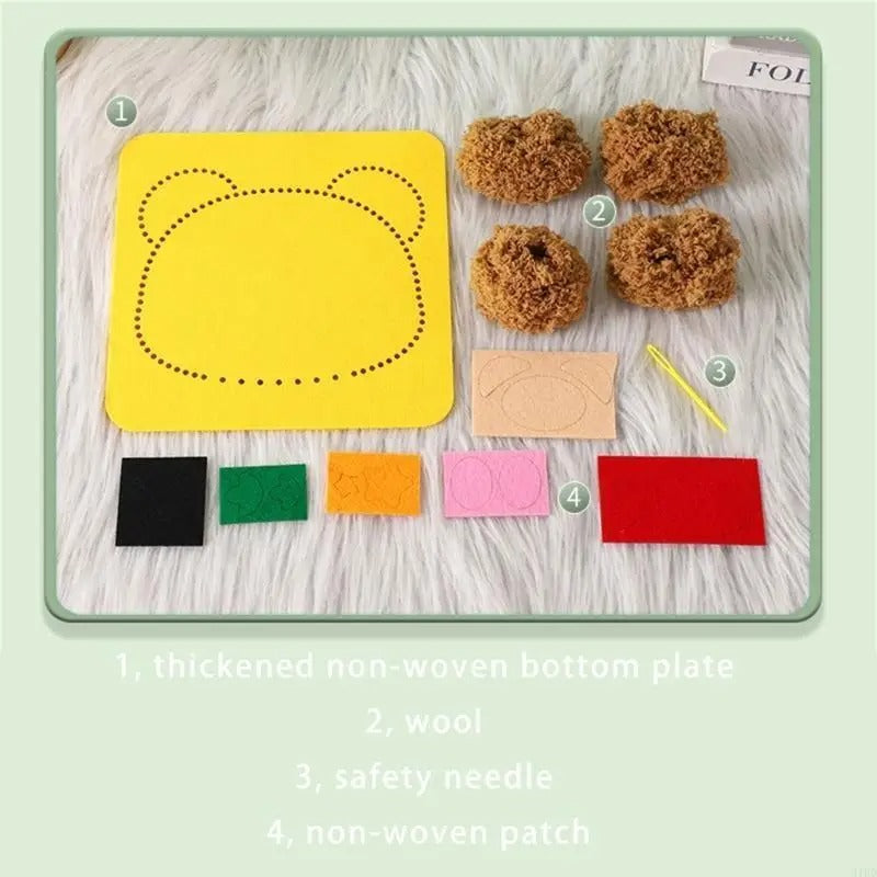 DIY Embroidery Doll Set