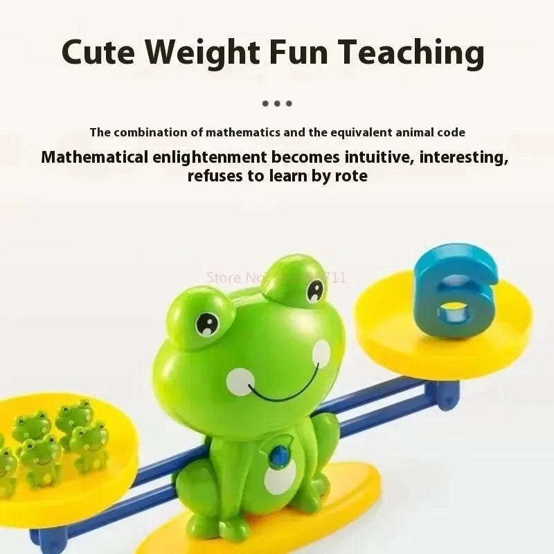 Fun & Educational Frog Balance Math Toy