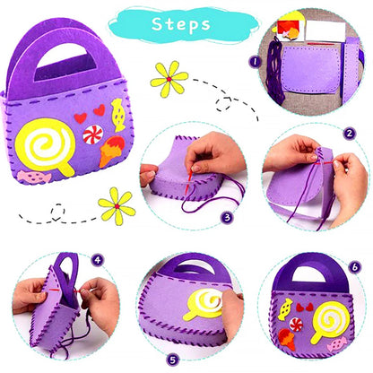 Safe DIY Felt Bag Sewing Set