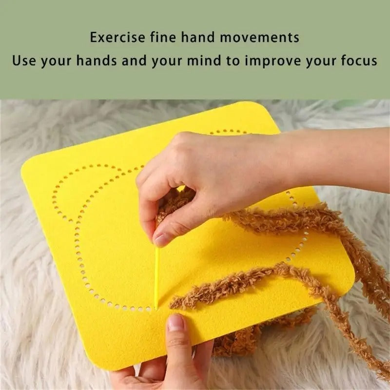 DIY Embroidery Doll Set