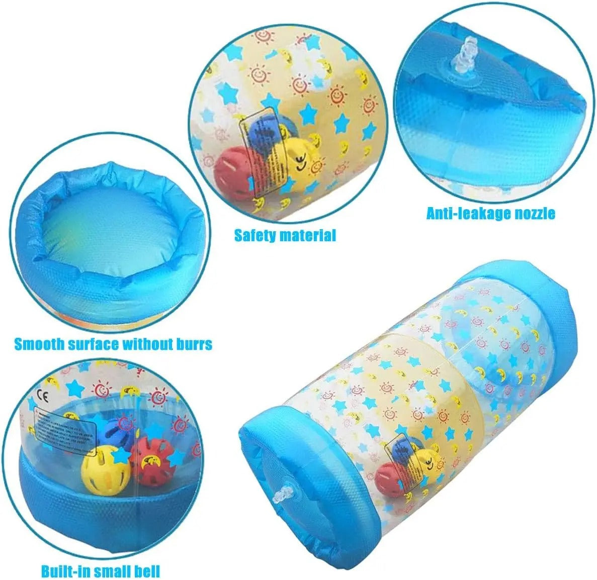 Inflatable crawling learning toy