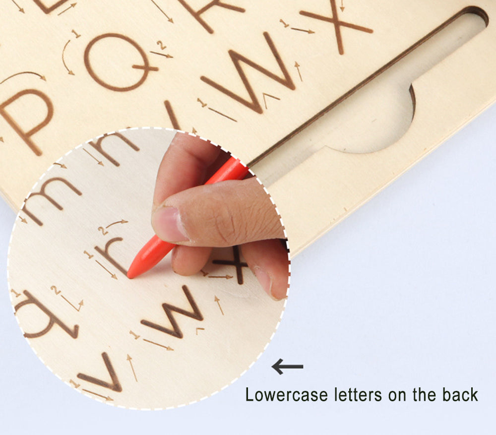 Wooden Numbers & Shapes Board