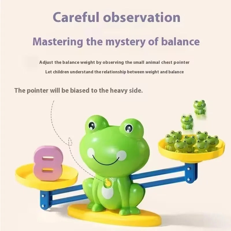 Fun & Educational Frog Balance Math Toy