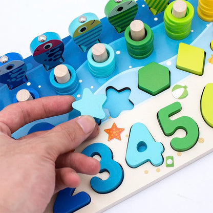 WoodenEdu | Cognitive Learning Toy - Montessori Wooden Board