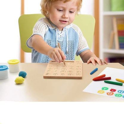 Wooden Letter Board for Learning to Write
