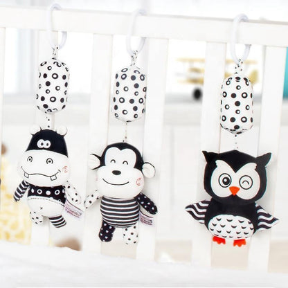 Baby Rattle Stuffed Animals for Cribs and Strollers