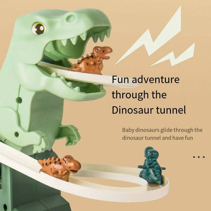 Dino Slide Roller Coaster Fun