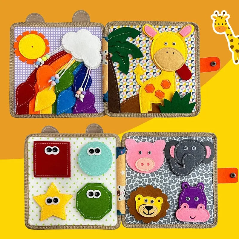 Montessori Sensory Giraffe Story Book