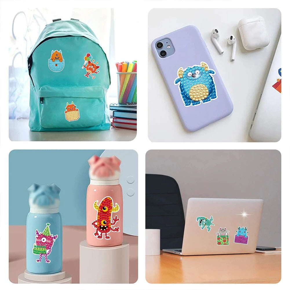 Creative Diamond Mosaic Sticker Set - Spark Your Child’s Imagination