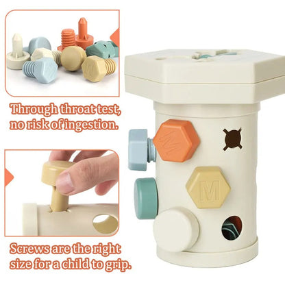 Montessori screws play set