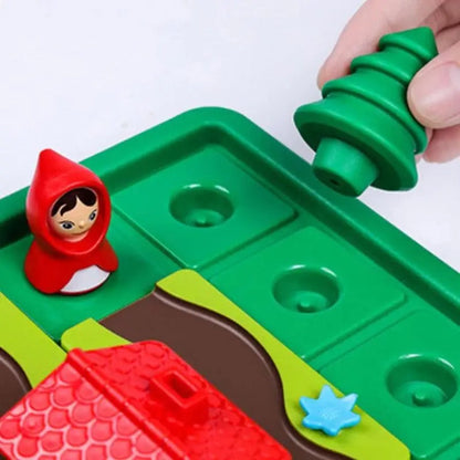 Montessori Little Red Riding Hood puzzle and skill game