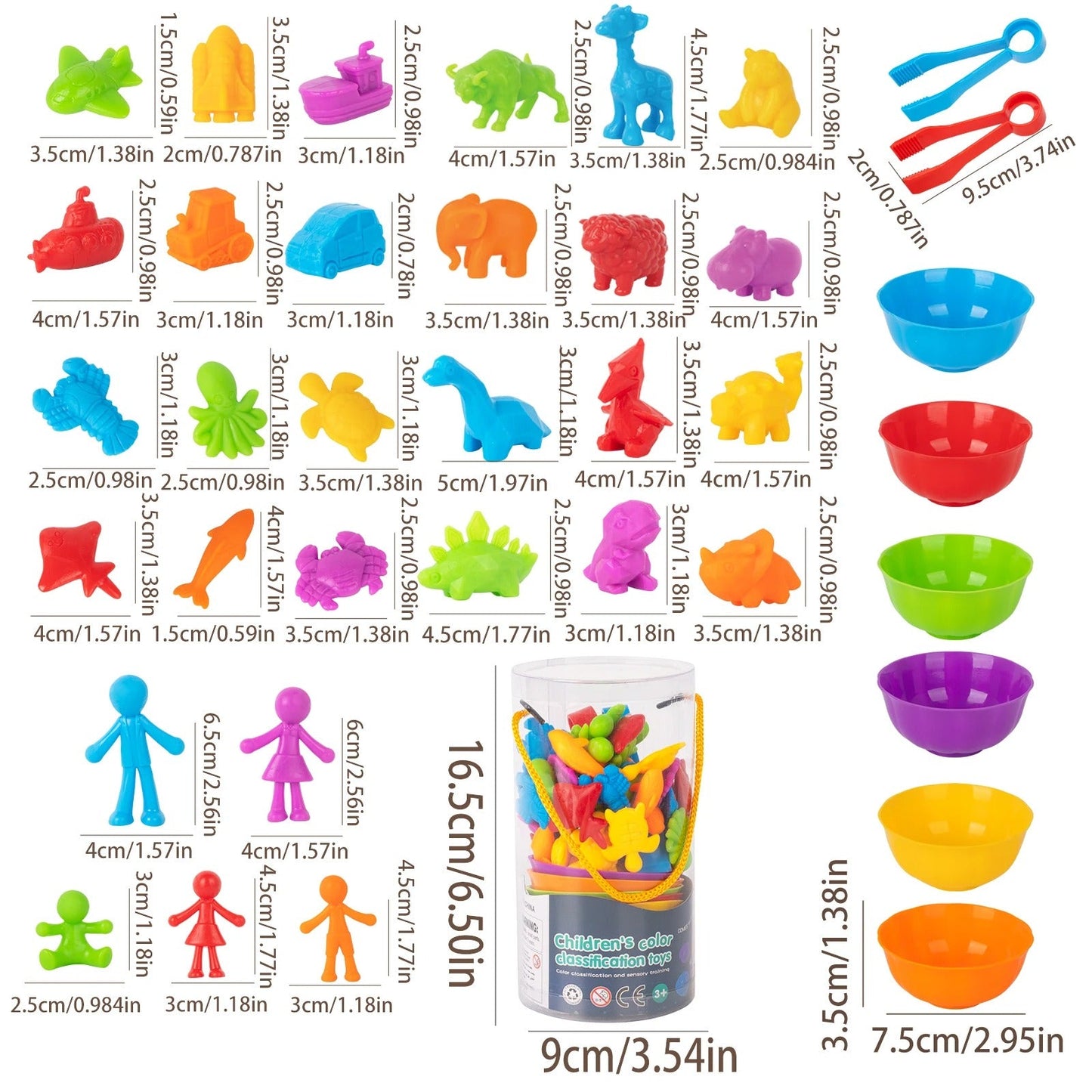Sorting Animal - Montessori Game Set