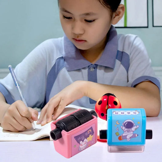 Mathematical stamp roller for learning maths