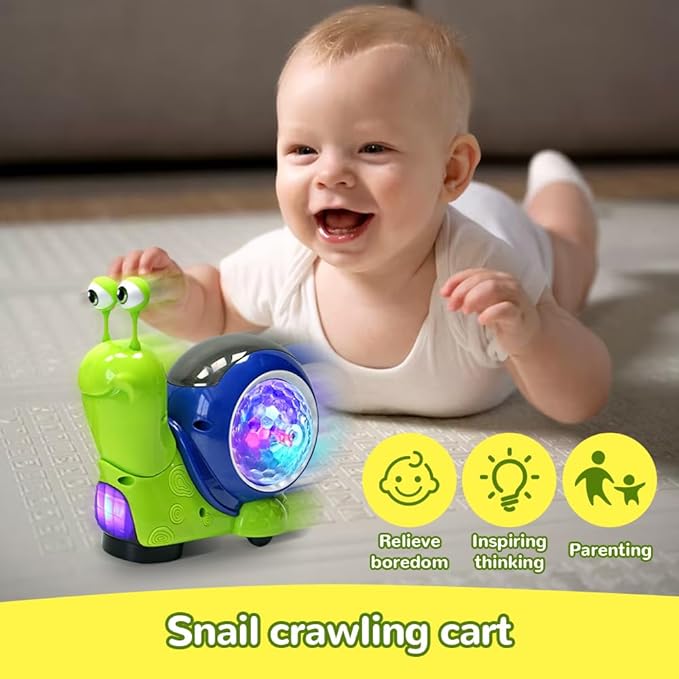 Musical Light-Up Snail Toy