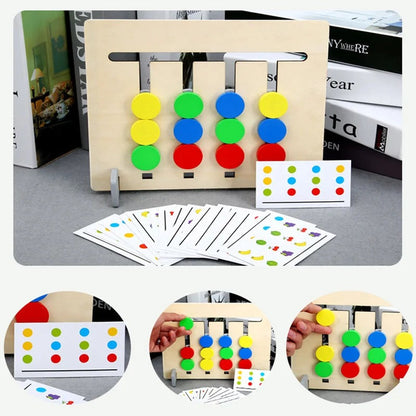 Montessori Wooden Colour Pattern Matching Game