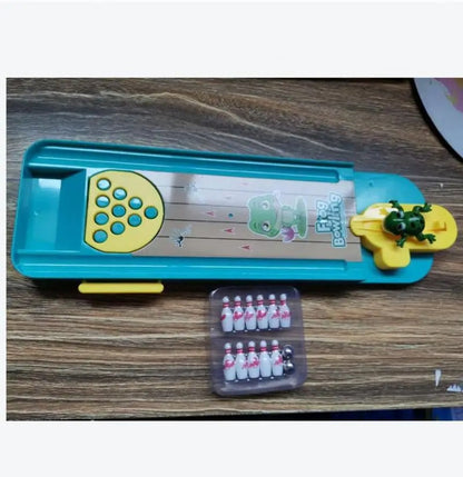 Jumping Frog Bowling Alley - Promotes Motor Skills - Mini Bowling Alley