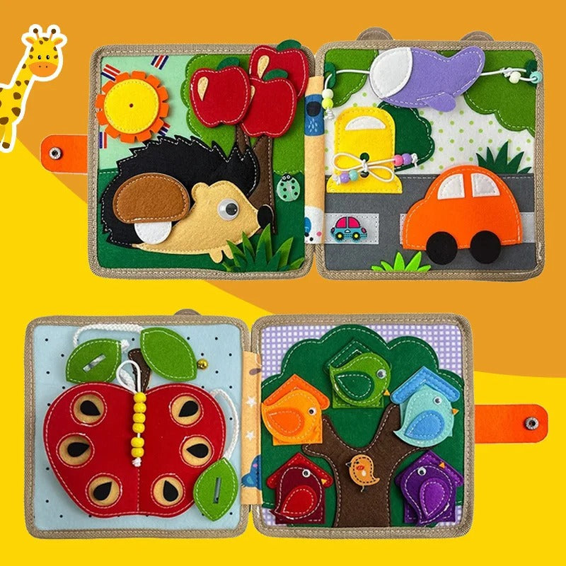 Montessori Sensory Giraffe Story Book