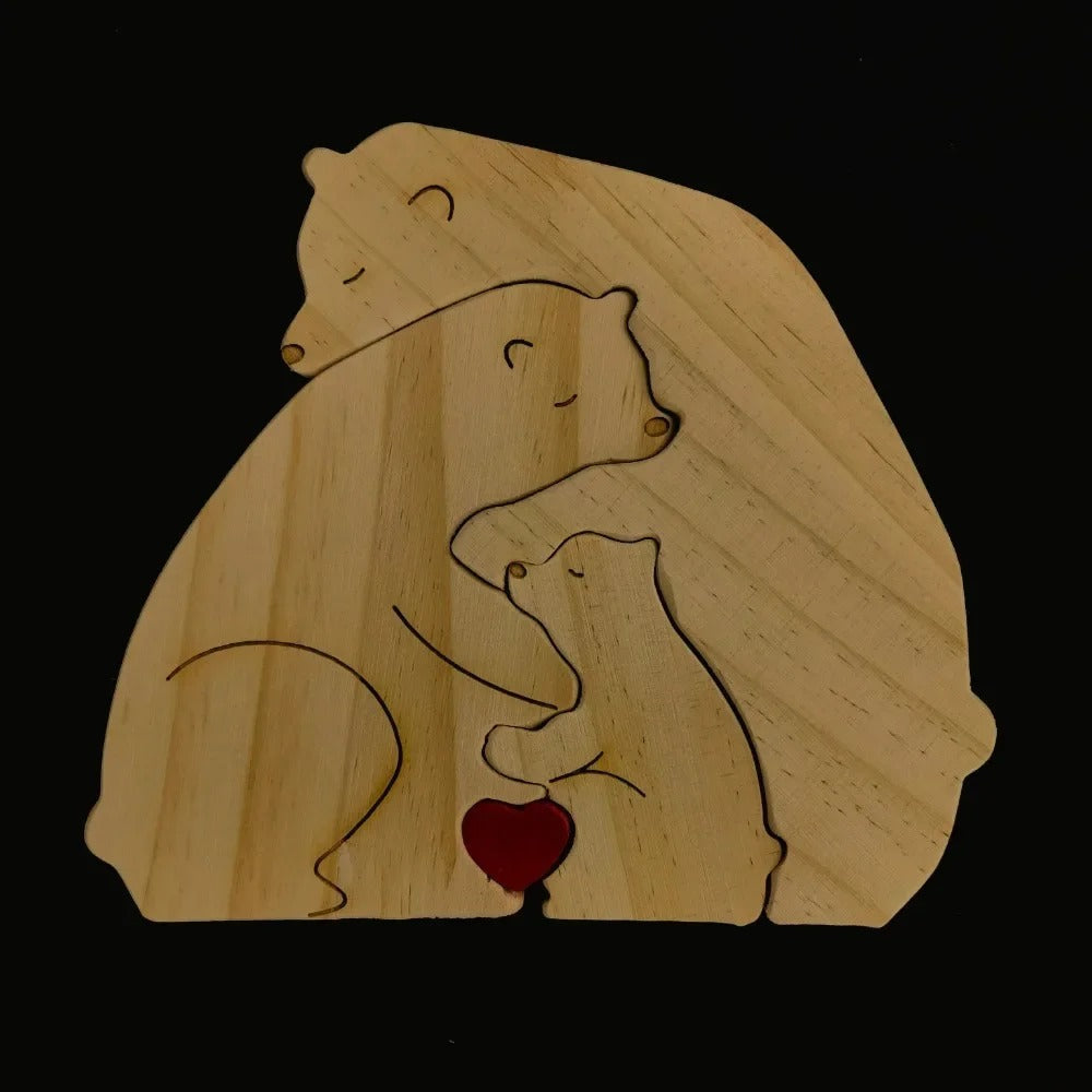 Handcrafted Personalised Bear Family