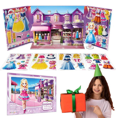 Foldable Dress Up Doll Fashion Boutique Toy