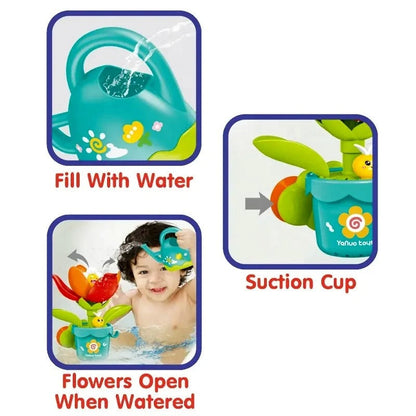 Flower Fun Bath Toy with Watering Can!