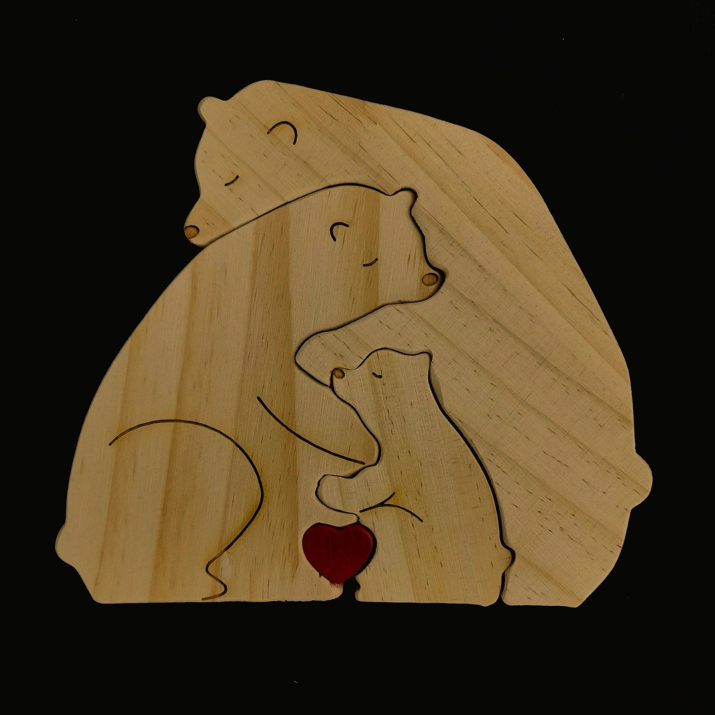 Handcrafted Personalised Bear Family