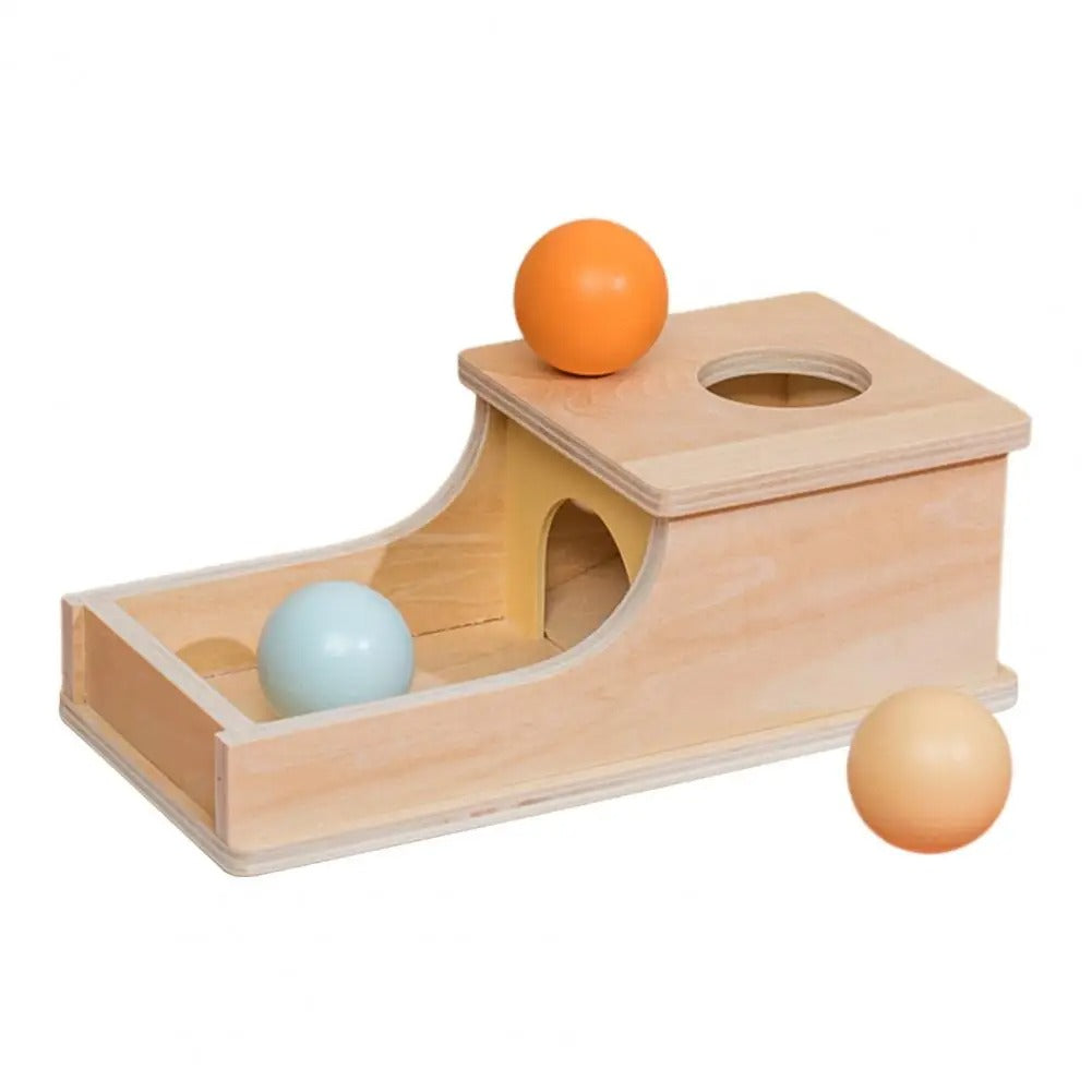 Montessori Rotating Wooden Box for Toddlers