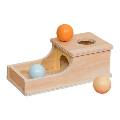 Montessori Rotating Wooden Box for Toddlers