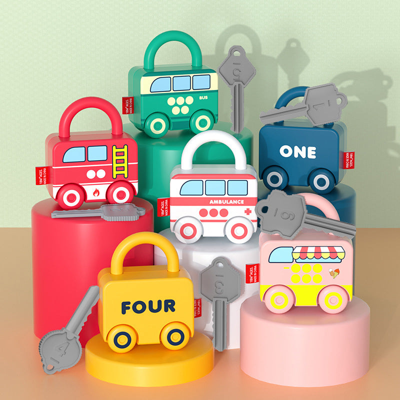 Montessori Key Lock - Patterns and Colours Toy