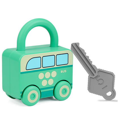 Montessori Key Lock - Patterns and Colours Toy