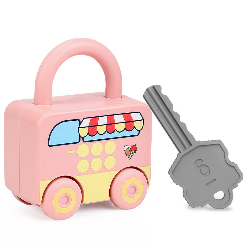 Montessori Key Lock - Patterns and Colours Toy