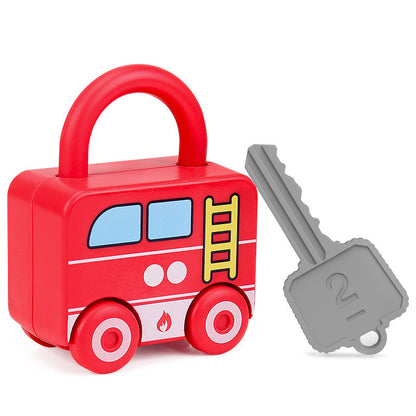 Montessori Key Lock - Patterns and Colours Toy