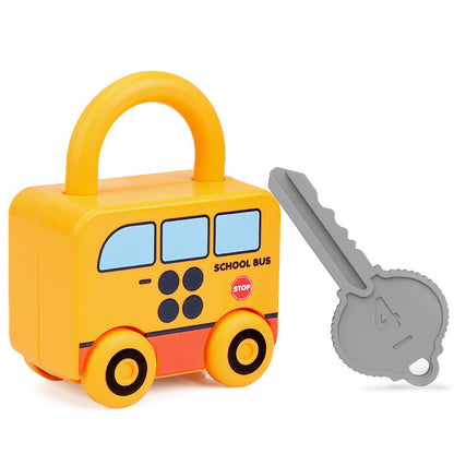 Montessori Key Lock - Patterns and Colours Toy