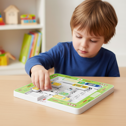 Logical Thinking Exercise Parking Maze Game Toy