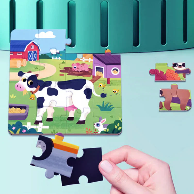 Magnetic Montessori Puzzle Book