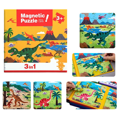 Magnetic Montessori Puzzle Book