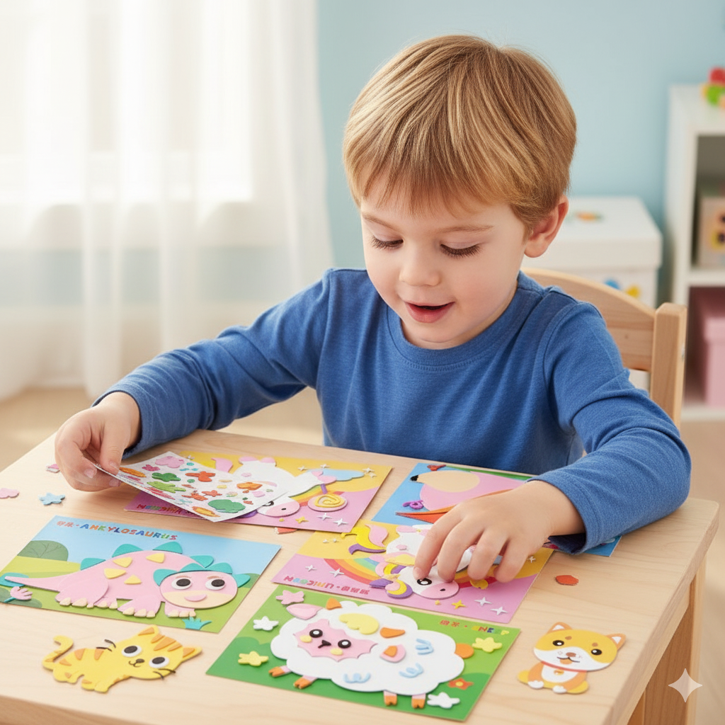 Creative sticker craft set for children