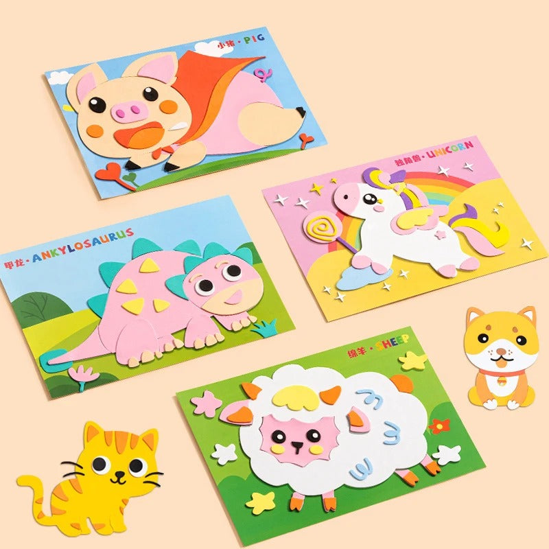 Creative sticker craft set for children