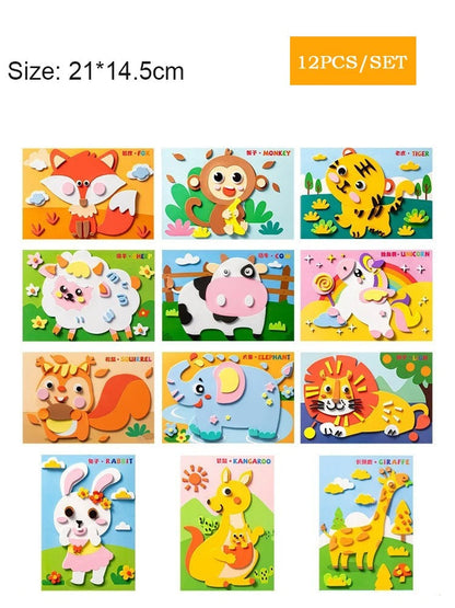 Creative sticker craft set for children