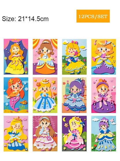 Creative sticker craft set for children