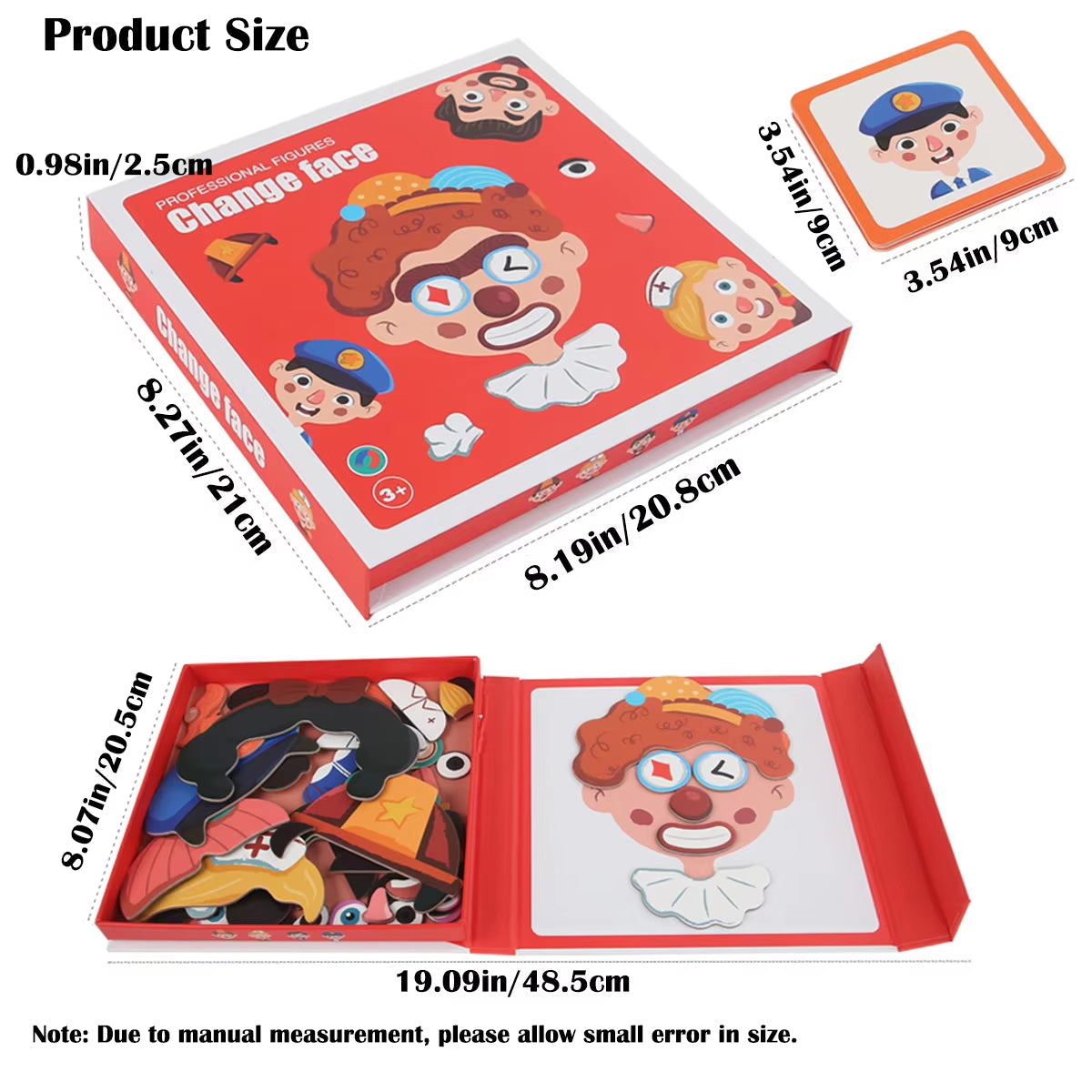 Educational facial expression learning puzzle for children