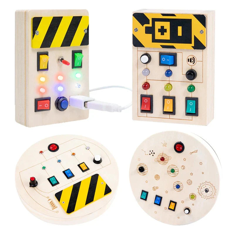 TechExplorer Board - Enhance Your Child’s Sensory Skills! - Button Panel
