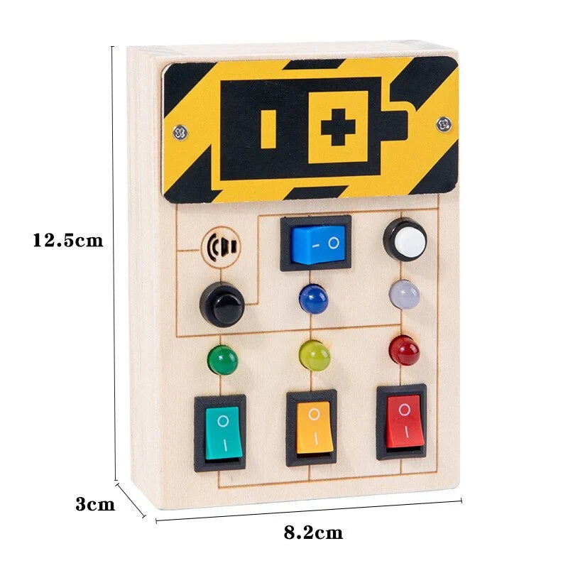 TechExplorer Board - Enhance Your Child’s Sensory Skills! - Button Panel