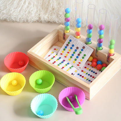 Montessori Test Tube Colours and Numbers Play and Learning Set