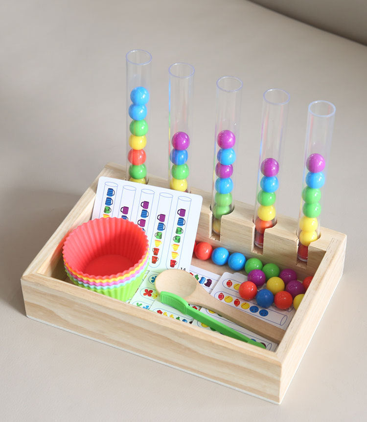Montessori Test Tube Colours and Numbers Play and Learning Set
