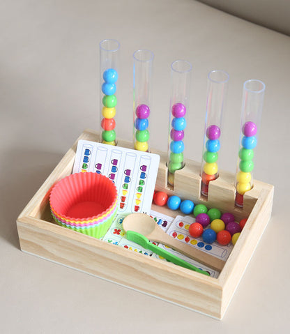 Montessori Test Tube Colours and Numbers Play and Learning Set