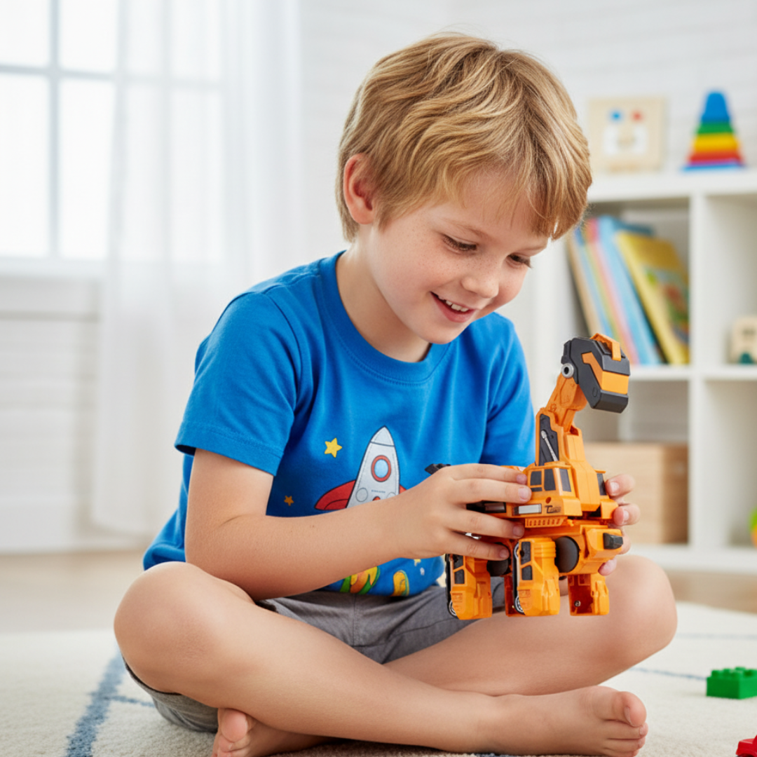 Transforming Dinosaur Cars